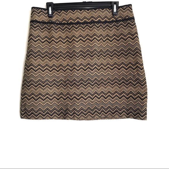 LOFT Dresses & Skirts - Ann Taylor LOFT Chevron Skirt LOFT Dresses & Skirts - Ann Taylor LOFT Chevron Skirt